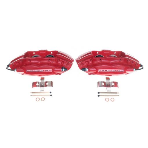 Picture of Power Stop 10 - 15 Chevrolet Camaro Rear Red Calipers wo Brackets - Pair