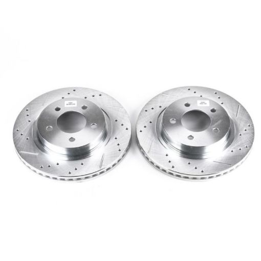 Picture of Power Stop 99 - 04 Chrysler 300M Front Evolution Drilled Slotted Rotors - Pair