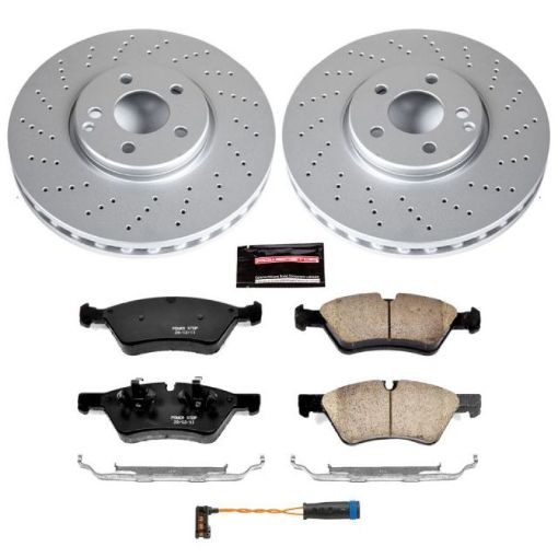 Picture of Power Stop 07 - 09 Mercedes - Benz E350 Front Z23 Evolution Sport Coated Brake Kit