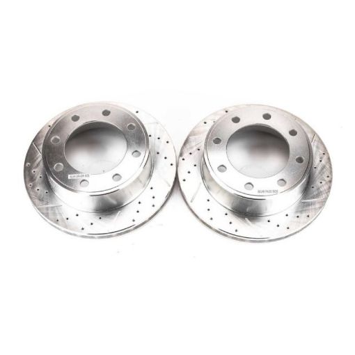 Picture of Power Stop 00 - 05 Ford Excursion Rear Evolution Drilled Slotted Rotors - Pair
