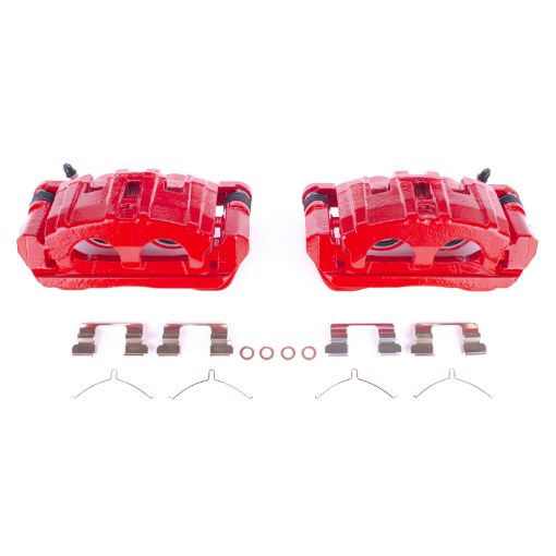 Picture of Power Stop 14 - 16 Acura MDX Front Red Calipers - Pair