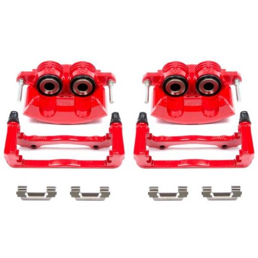 Picture of Power Stop 98 - 02 Chevrolet Camaro Front Red Calipers wBrackets - Pair