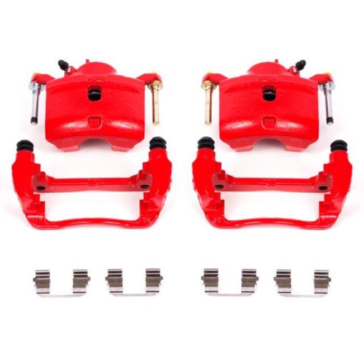 Picture of Power Stop 13 - 15 Acura ILX Front Red Calipers wBrackets - Pair
