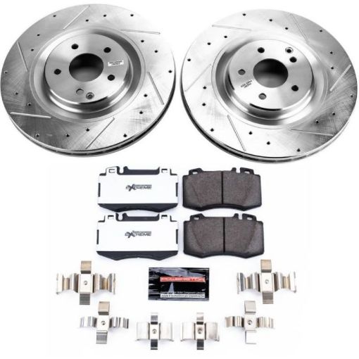 Picture of Power Stop 02 - 04 Mercedes - Benz C32 AMG Front Z26 Street Warrior Brake Kit