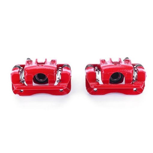 Picture of Power Stop 07 - 10 Hyundai Elantra Rear Red Calipers wBrackets - Pair