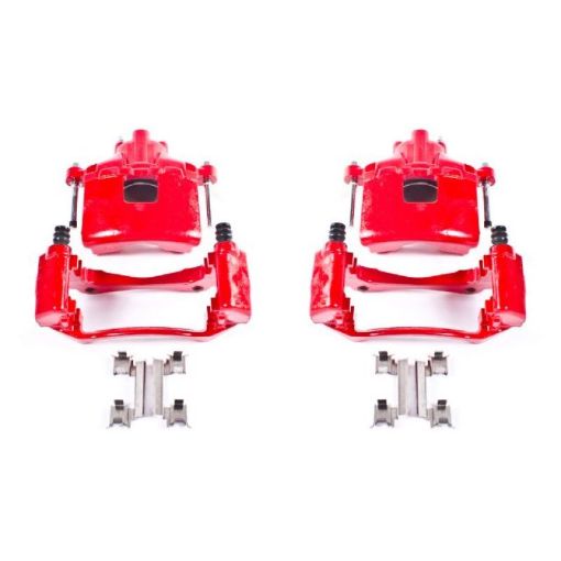 Picture of Power Stop 05 - 09 Buick Allure Front Red Calipers wBrackets - Pair