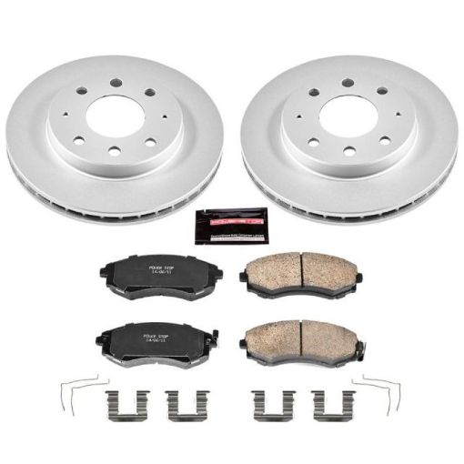 Picture of Power Stop 98 - 01 Hyundai Elantra Front Z17 Evolution Geomet Coated Brake Kit