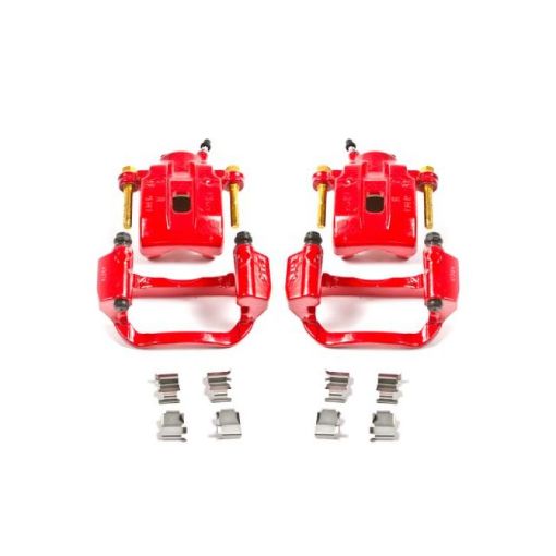Picture of Power Stop 08 - 15 Toyota Sequoia Rear Red Calipers wBrackets - Pair