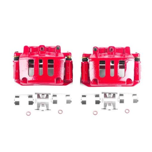 Picture of Power Stop 98 - 02 Ford Crown Victoria Front Red Calipers wBrackets - Pair