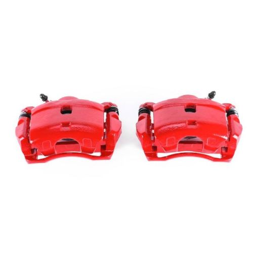 Picture of Power Stop 90 - 97 Honda Accord Rear Red Calipers wBrackets - Pair