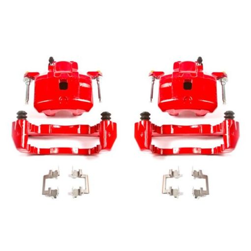 Picture of Power Stop 01 - 05 Chrysler Sebring Front Red Calipers wBrackets - Pair