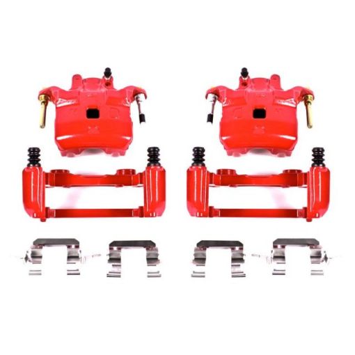 Picture of Power Stop 03 - 05 Infiniti G35 Front Red Calipers wBrackets - Pair