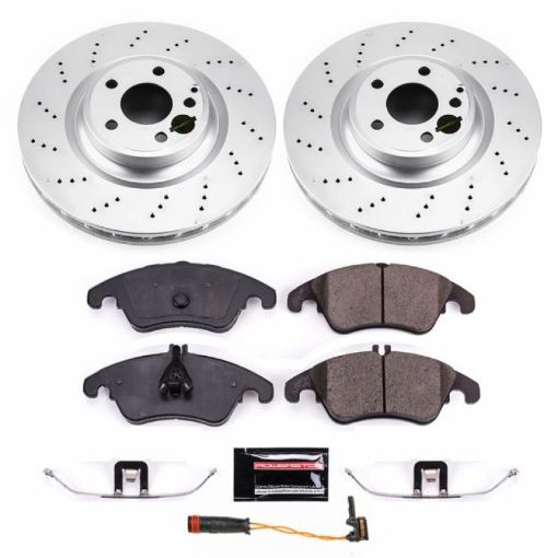 Picture of Power Stop 17 - 18 Mercedes - Benz SLC300 Front Z23 Evolution Sport Coated Brake Kit