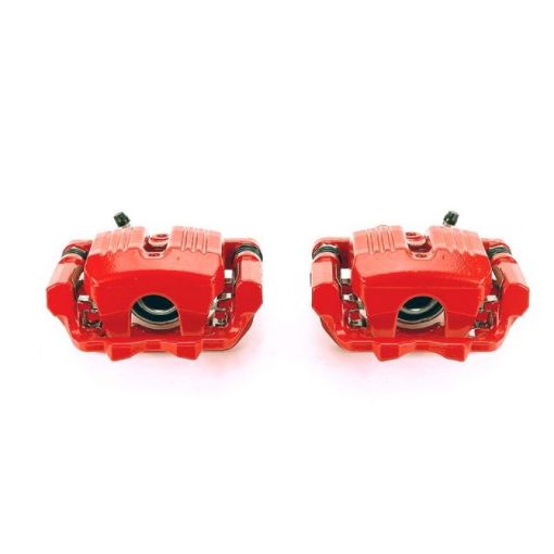 Picture of Power Stop 05 - 12 Acura RL Rear Red Calipers wBrackets - Pair
