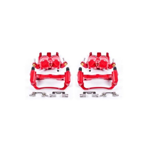 Picture of Power Stop 05 - 18 Nissan Frontier Front Red Calipers wBrackets - Pair