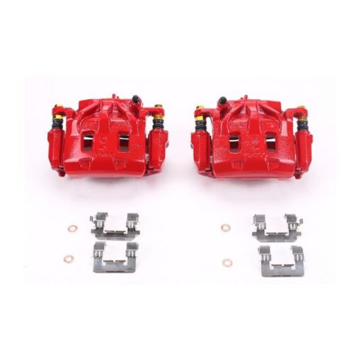 Picture of Power Stop 06 - 07 Subaru B9 Tribeca Front Red Calipers wBrackets - Pair
