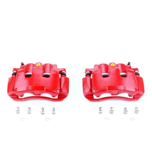 Picture of Power Stop 07 - 09 Chrysler Aspen Front Red Calipers wBrackets - Pair