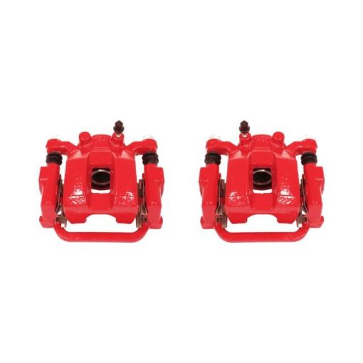Picture of Power Stop 03 - 08 Infiniti FX35 Rear Red Calipers wBrackets - Pair