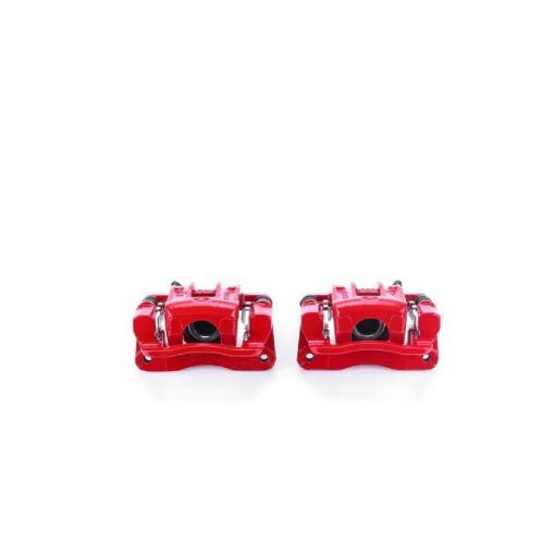 Picture of Power Stop 01 - 06 Hyundai Santa Fe Rear Red Calipers wBrackets - Pair