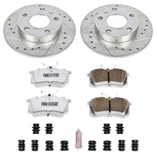 Picture of Power Stop 02 - 06 Audi A4 Rear Z26 Street Warrior Brake Kit
