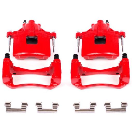 Picture of Power Stop 00 - 05 Buick LeSabre Front Red Calipers wBrackets - Pair