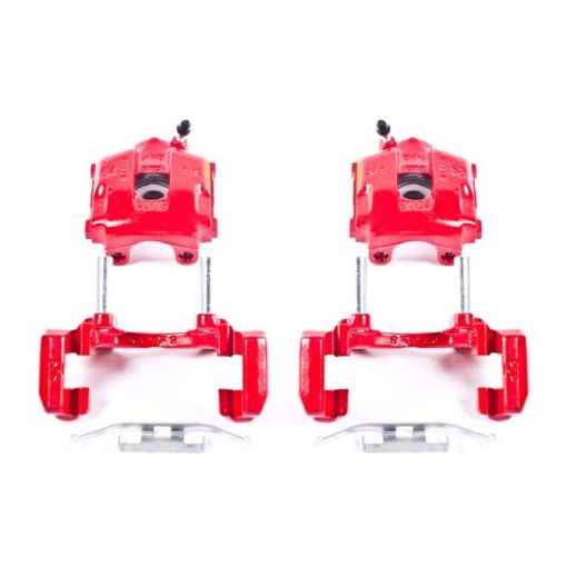 Picture of Power Stop 01 - 05 BMW 320i Rear Red Calipers wBrackets - Pair
