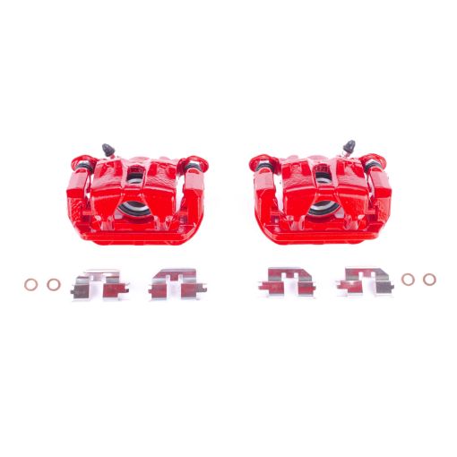 Picture of Power Stop 06 - 14 Honda Ridgeline Rear Red Calipers - Pair