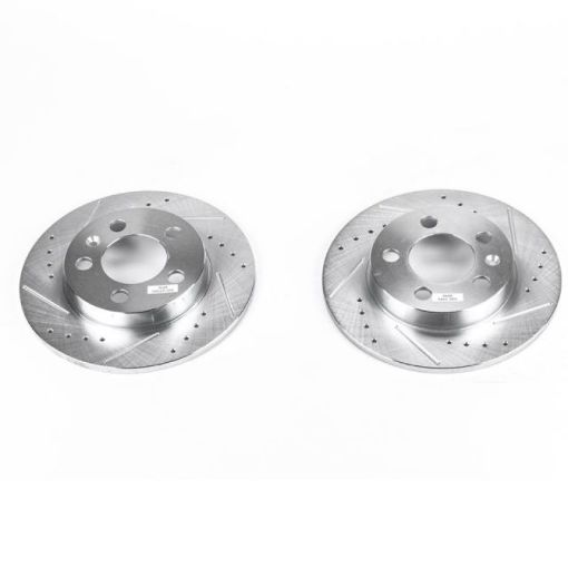 Picture of Power Stop 00 - 06 Audi TT Quattro Rear Evolution Drilled Slotted Rotors - Pair