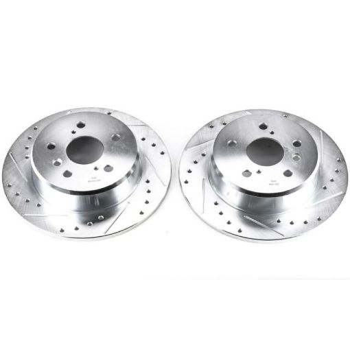Picture of Power Stop 99 - 03 Lexus RX300 Rear Evolution Drilled Slotted Rotors - Pair