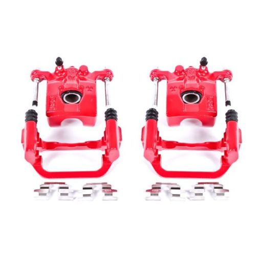 Picture of Power Stop 02 - 06 Nissan Altima Rear Red Calipers wBrackets - Pair