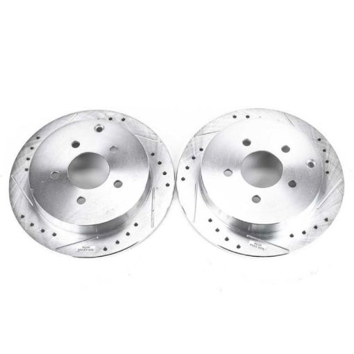 Picture of Power Stop 02 - 07 Buick Rendezvous Rear Evolution Drilled Slotted Rotors - Pair