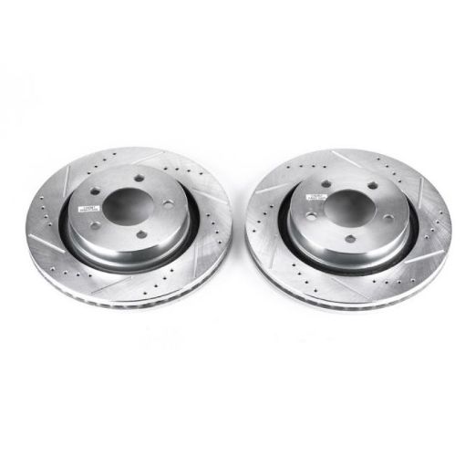 Picture of Power Stop 99 - 04 Chrysler 300M Front Evolution Drilled Slotted Rotors - Pair