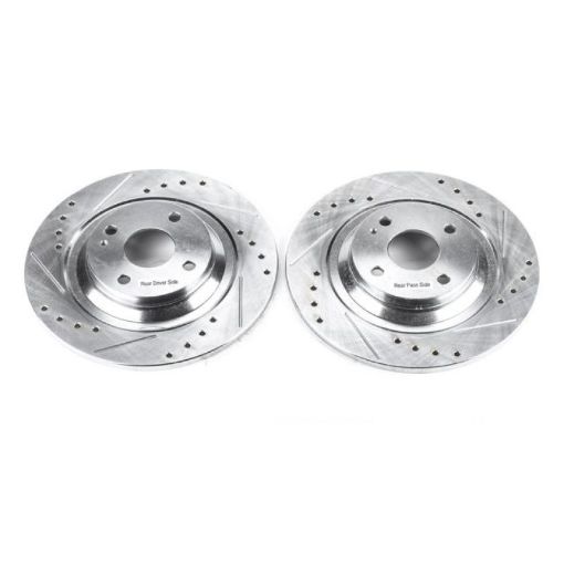 Picture of Power Stop 01 - 05 Mazda Miata Rear Evolution Drilled Slotted Rotors - Pair