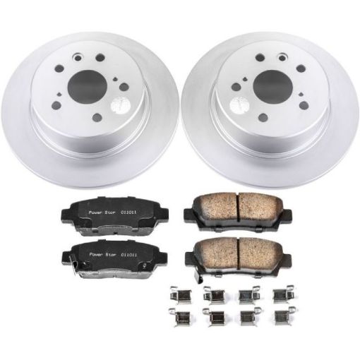 Picture of Power Stop 95 - 99 Toyota Avalon Rear Z17 Evolution Geomet Coated Brake Kit