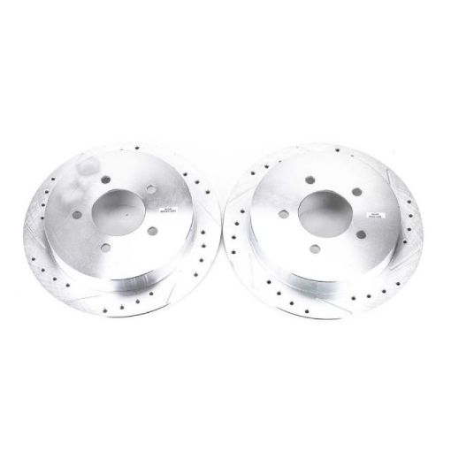 Picture of Power Stop 00 - 02 Ford Expedition Rear Evolution Drilled Slotted Rotors - Pair