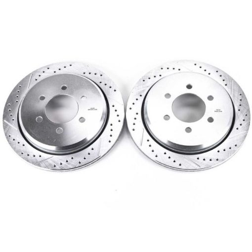 Picture of Power Stop 02 - 06 Ford Expedition Rear Evolution Drilled Slotted Rotors - Pair