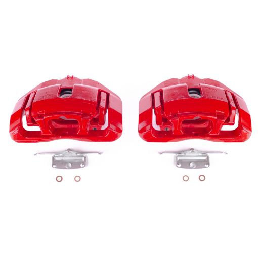 Picture of Power Stop 10 - 15 BMW 550i GT Front Red Calipers wBrackets - Pair