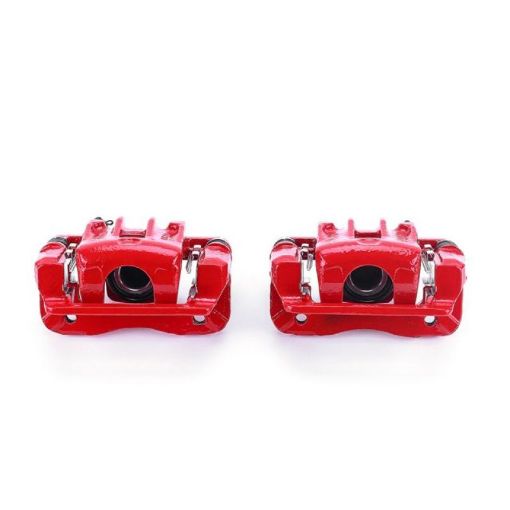 Picture of Power Stop 99 - 05 Hyundai Sonata Rear Red Calipers wBrackets - Pair