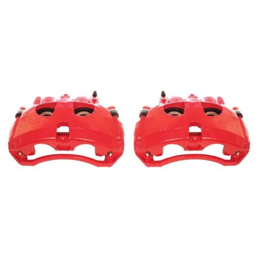 Picture of Power Stop 09 - 10 Dodge Ram 2500 Front Red Calipers wBrackets - Pair