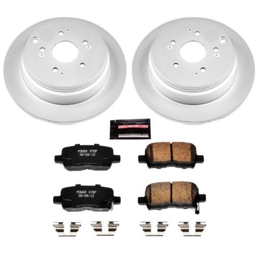 Picture of Power Stop 02 - 04 Honda Odyssey Rear Z17 Evolution Geomet Coated Brake Kit