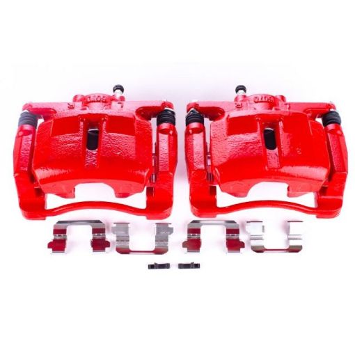 Picture of Power Stop 13 - 18 Mazda CX - 5 Front Red Calipers wBrackets - Pair