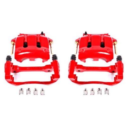 Picture of Power Stop 05 - 14 Ford Mustang Front Red Calipers wBrackets - Pair