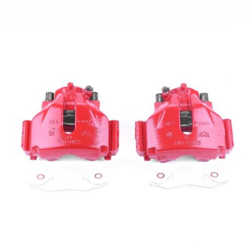 Picture of Power Stop 00 - 03 Saab 9 - 3 Front Red Calipers wBrackets - Pair