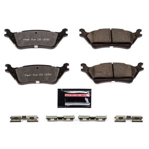 Picture of Power Stop 12 - 19 Ford F - 150 Rear Z36 Truck Tow Brake Pads wHardware