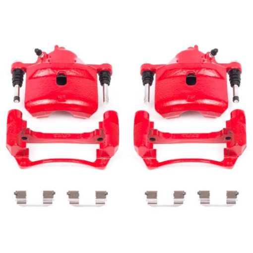 Picture of Power Stop 98 - 02 Honda Accord Front Red Calipers wBrackets - Pair
