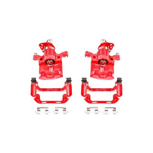 Picture of Power Stop 05 - 09 Buick Allure Rear Red Calipers wBrackets - Pair