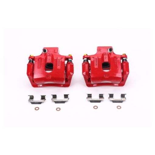 Picture of Power Stop 08 - 16 Buick Enclave Rear Red Calipers wBrackets - Pair
