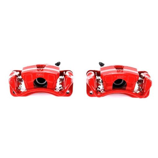 Picture of Power Stop 06 - 12 Mitsubishi Eclipse Rear Red Calipers wBrackets - Pair