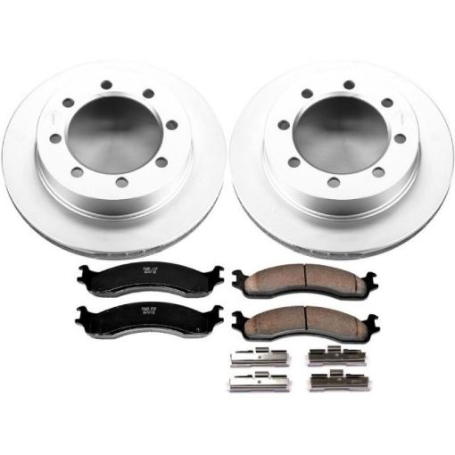 Picture of Power Stop 95 - 99 Ford F - 250 Front Z17 Evolution Geomet Coated Brake Kit