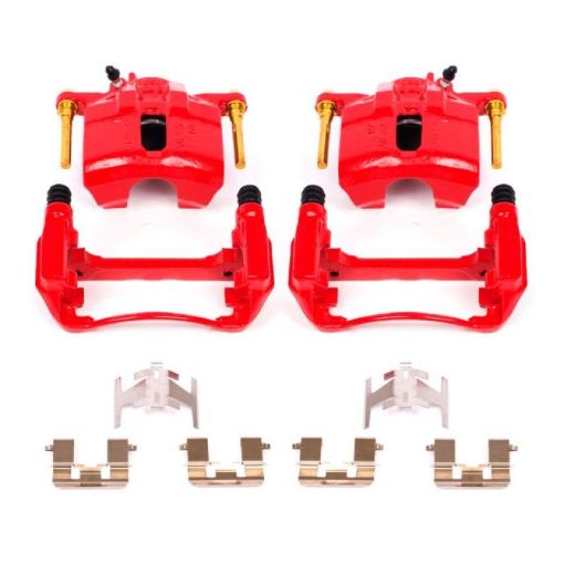 Picture of Power Stop 97 - 99 Acura CL Front Red Calipers wBrackets - Pair